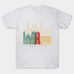 Trondheim skyline poster T-Shirt